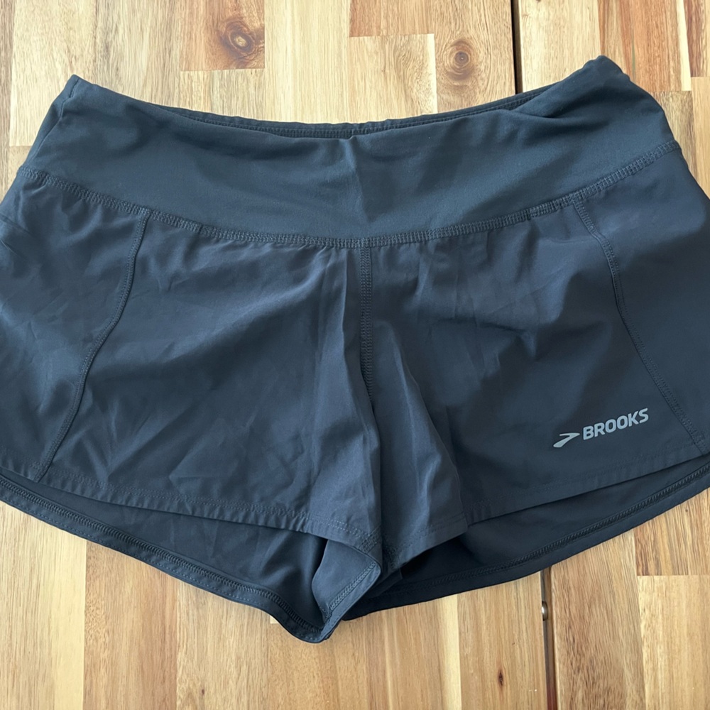 Brooks Black Running Shorts